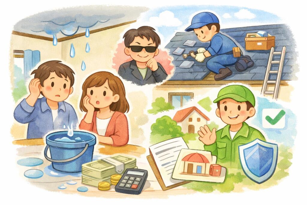 雨漏り調査・修繕 けんおうリノベーション